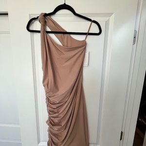 Celeste Mini Dress in Sand ALIX NYC Size M